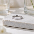 Women's Silver Eternity Band Ring